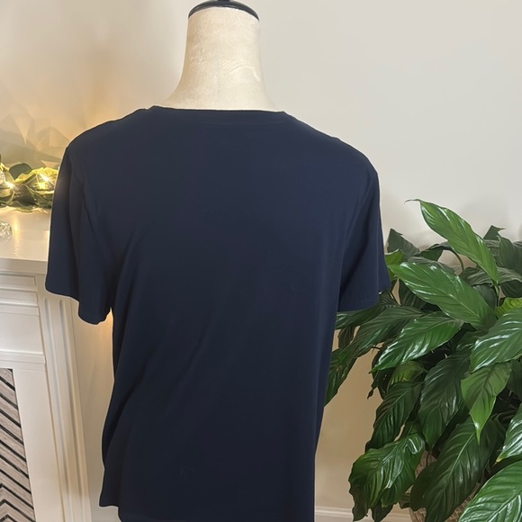 Tommy Hilfiger Dark Blue Short Sleeve Tee NWOT - Picture 3 of 4